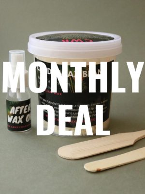 MONTHLY DEAL - WAX BEANS 400g + 30ml Wax Oil + Spatula Set