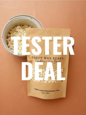TESTER DEAL -100g Wax + Container + Wooden Stick (Copy)